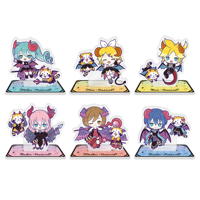 Hatsune Miku x Rascal the Raccoon 2023 Acrylic Stand Collection Box Set ...