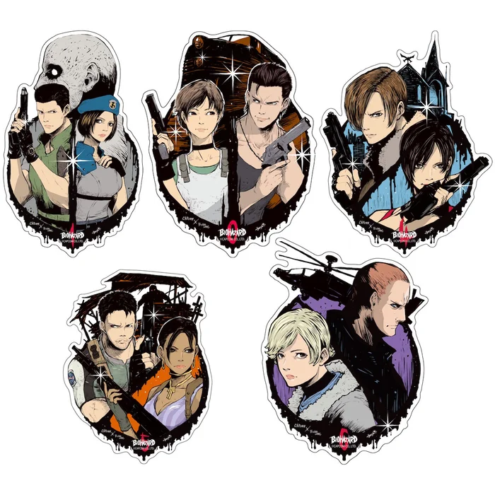 Capcom x B-Side Label Resident Evil Sticker Collection - Tokyo Otaku ...